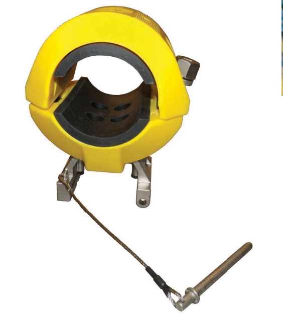 Submarine polyurethane riser clamp