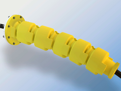 Introduction to the Structure of Polyurethane Offshore Cable Bend Limiter